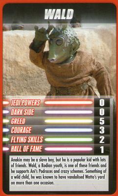 2012 Top Trumps Star Wars Episode 1 #NNO Wald Front
