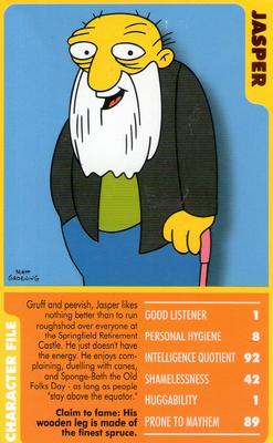 2005 Top Trumps Specials The Simpsons Classic Collection Volume 1 #NNO Jasper Front