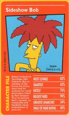 2000 Top Trumps The Simpsons #NNO Sideshow Bob Front