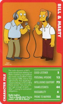 2010 Top Trumps Specials The Simpsons Classic Collection Volume 3 #NNO Bill & Marty Front