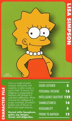 2010 Top Trumps Specials The Simpsons Classic Collection Volume 3 #NNO Lisa Simpson Front