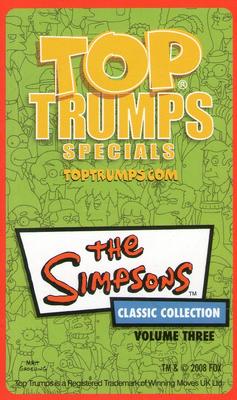 2010 Top Trumps Specials The Simpsons Classic Collection Volume 3 #NNO Sideshow Mel Back