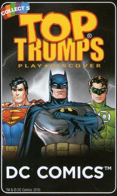 2013 Top Trumps DC Comics Minis #NNO Batman Back