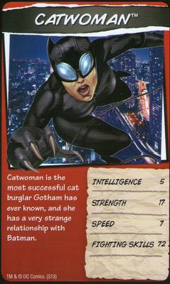 2013 Top Trumps DC Comics Minis #NNO Catwoman Front