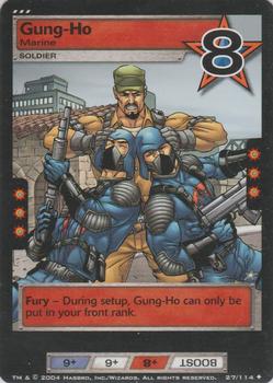 2004 Wizards of the Coast G.I. Joe #27 Gung-Ho Front