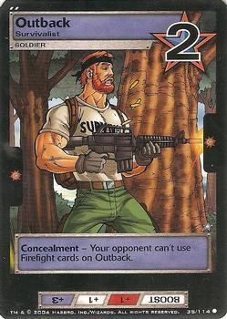 2004 Wizards of the Coast G.I. Joe #35 Outback Front