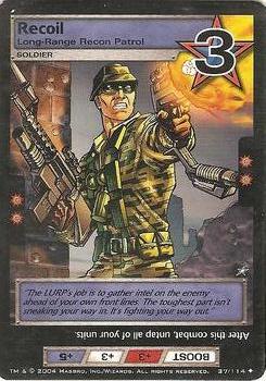 2004 Wizards of the Coast G.I. Joe #37 Recoil Front