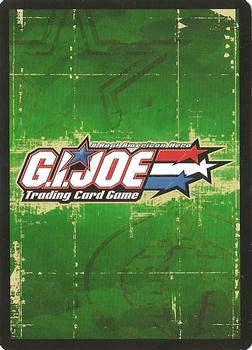 2004 Wizards of the Coast G.I. Joe #49 Snake Eyes Back