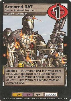 2004 Wizards of the Coast G.I. Joe #61 Armored BAT Front