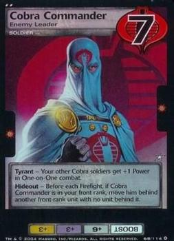 2004 Wizards of the Coast G.I. Joe #68 Cobra Commander Front