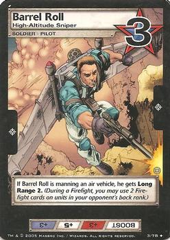 2005 Wizards of the Coast G.I. Joe Armored Strike #3 Barrel Roll Front