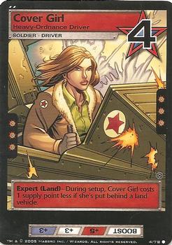 2005 Wizards of the Coast G.I. Joe Armored Strike #4 Cover Girl Front