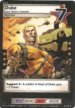 2005 Wizards of the Coast G.I. Joe Armored Strike #8 Duke Front