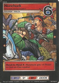 2005 Wizards of the Coast G.I. Joe Armored Strike #18 Nunchuck Front