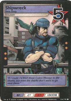 2005 Wizards of the Coast G.I. Joe Armored Strike #24 Shipwreck Front