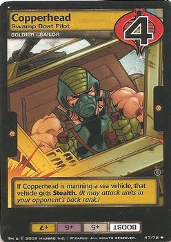 2005 Wizards of the Coast G.I. Joe Armored Strike #47 Copperhead Front