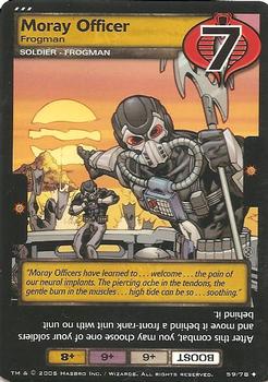 2005 Wizards of the Coast G.I. Joe Armored Strike #59 Moray Officer Front