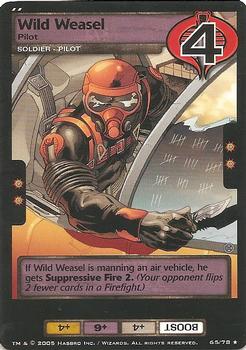 2005 Wizards of the Coast G.I. Joe Armored Strike #65 Wild Weasel Front