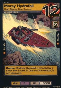 2005 Wizards of the Coast G.I. Joe Armored Strike #74 Moray Hydrofoil Front