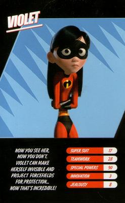 2004 Top Trumps The Incredibles #NNO Violet Parr Front