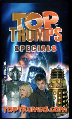 2006 Top Trumps Specials Doctor Who #NNO Reinette Back