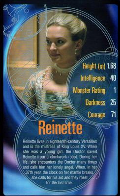 2006 Top Trumps Specials Doctor Who #NNO Reinette Front