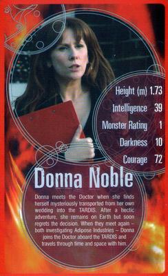 2008 Top Trumps Specials Doctor Who #NNO Donna Noble Front