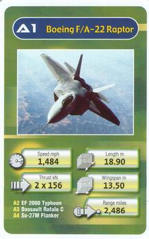 2005 Chad Valley Trumps Military Planes #A1 Boeing F/A-22 Raptor Front