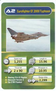 2005 Chad Valley Trumps Military Planes #A2 Eurofighter EF 2000 Typhoon Front