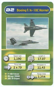 2005 Chad Valley Trumps Military Planes #B2 Boeing F/A-18C Hornet Front