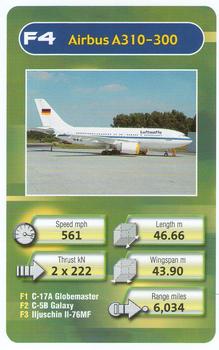 2005 Chad Valley Trumps Military Planes #F4 Airbus A310-300 Front