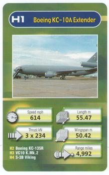 2005 Chad Valley Trumps Military Planes #H1 Boeing KC-10A Extender Front