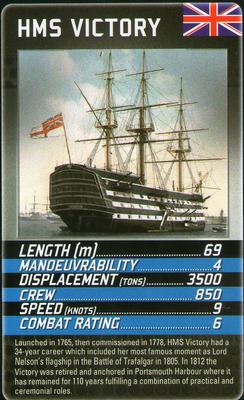 2013 Top Trumps Battleships #NNO HMS Victory Front