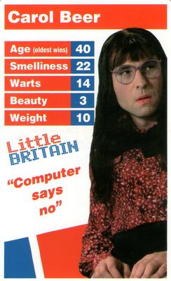 2005 Top Trumps Little Britain #NNO Carol Beer Front