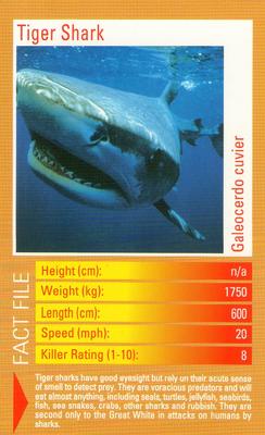 2003 Top Trumps Predators #NNO Tiger Shark Front