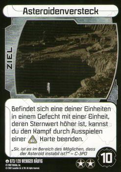 2007 Star Wars Pocketmodel TCG (German Version) #73 Asteroid Hideout Front