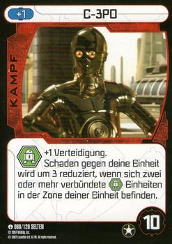 2007 Star Wars Pocketmodel TCG (German Version) #88 C-3PO Front