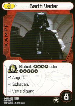 2007 Star Wars Pocketmodel TCG (German Version) #90 Darth Vader Front