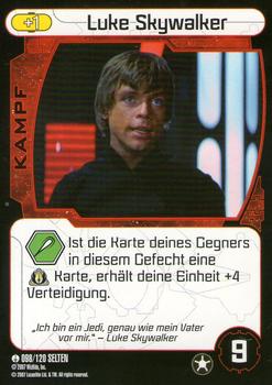 2007 Star Wars Pocketmodel TCG (German Version) #98 Luke Skywalker Front
