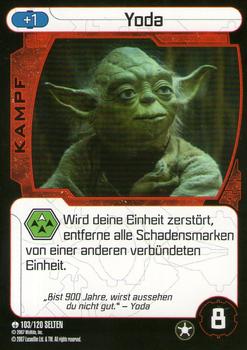 2007 Star Wars Pocketmodel TCG (German Version) #103 Yoda Front