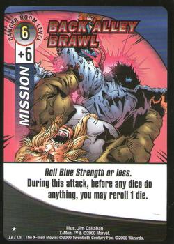 2000 Wizards X-Men #23 Back Alley Brawl Front