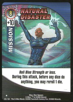 2000 Wizards X-Men #33 Natural Disaster Front