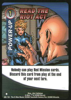 2000 Wizards X-Men #68 Read the Riot Act Front