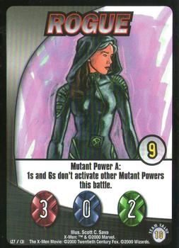 2000 Wizards X-Men #127 Rogue Front