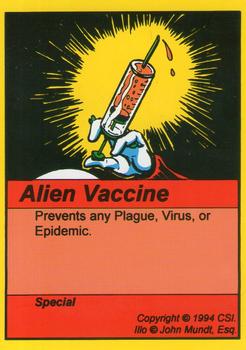 1994 Card Sharks Super Deck! TCG #NNO Alien Vaccine Front