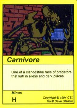 1994 Card Sharks Super Deck! TCG #NNO Carnivore Front
