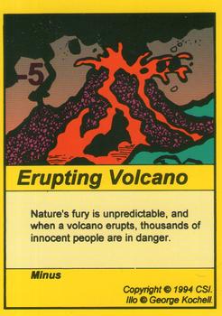 1994 Card Sharks Super Deck! TCG #NNO Erupting Volcano Front