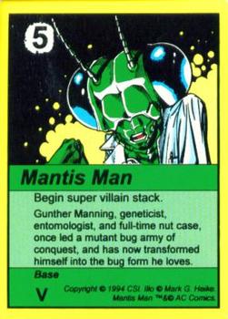 1994 Card Sharks Super Deck! TCG #NNO Mantis Man Front