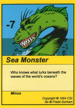 1994 Card Sharks Super Deck! TCG #NNO Sea Monster Front