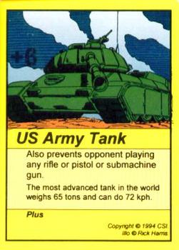 1994 Card Sharks Super Deck! TCG #NNO US Army Tank Front